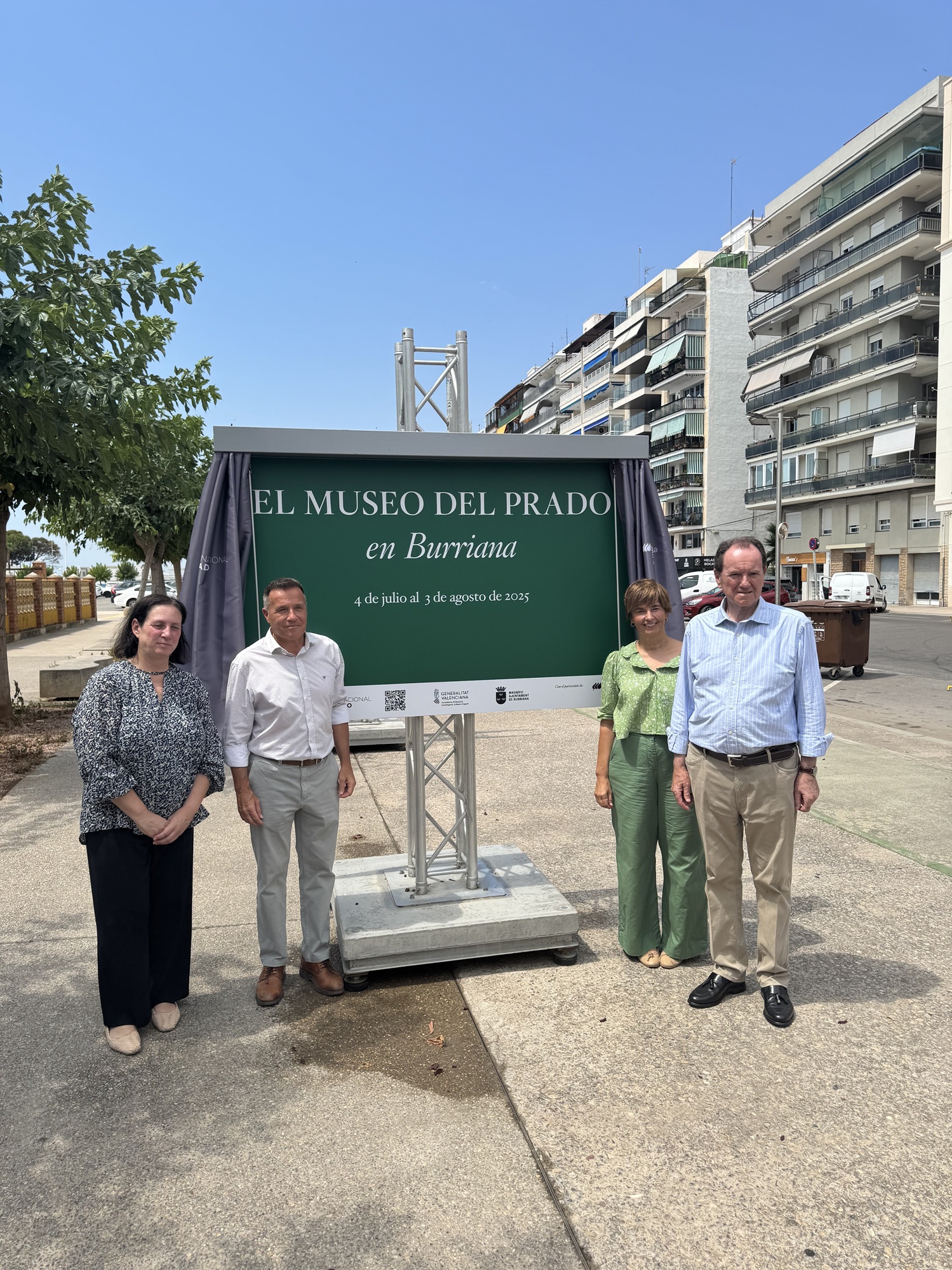 Burriana abre sus puertas a los grandes maestros de la pintura gracias a la exposición de ‘El Prado en las Calles’Burriana