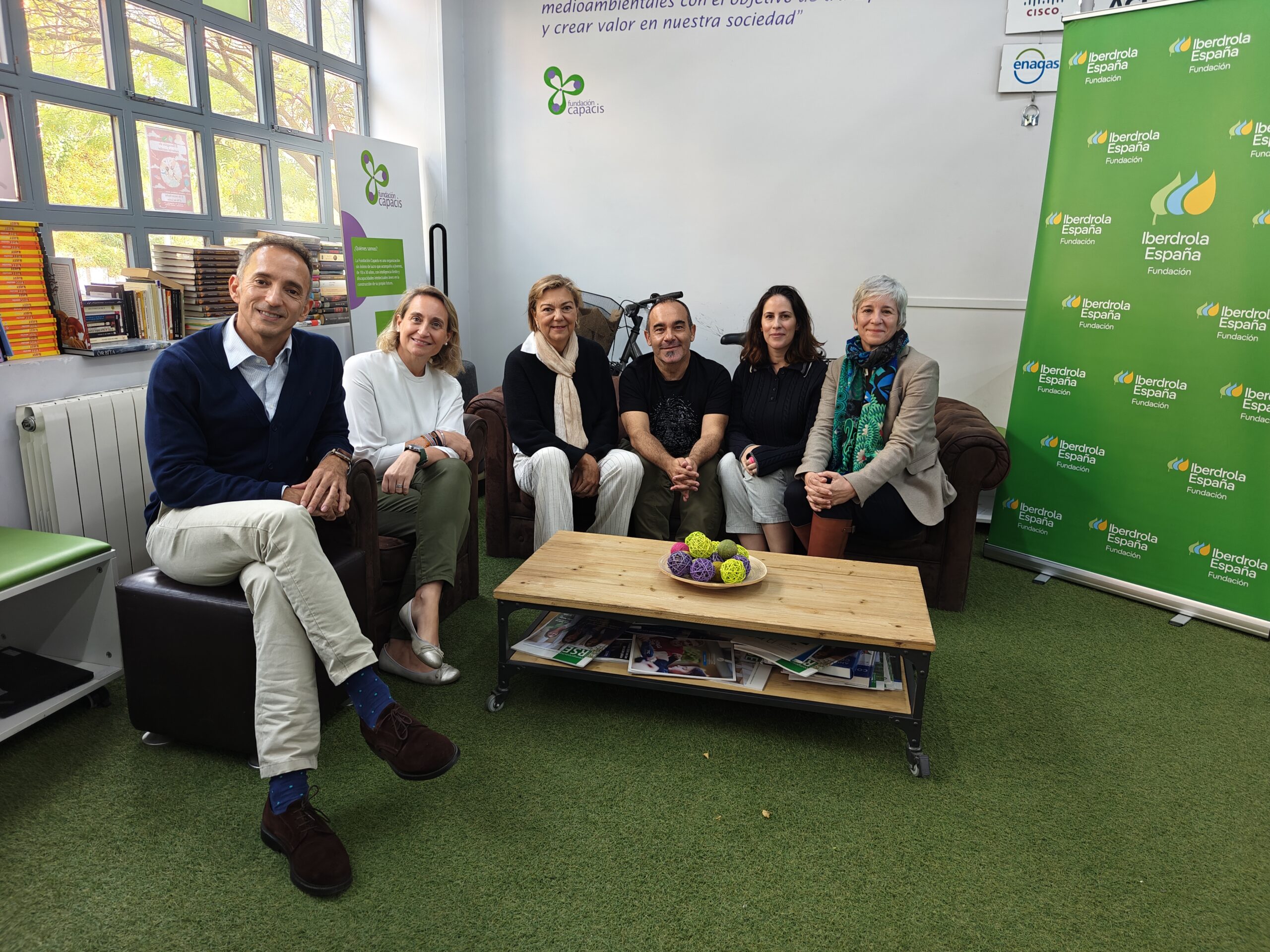 La Fundación Iberdrola España vista el proyecto “Aula laboral: pedagogías distintas para capacidades diferentes” de la Fundación Capacis